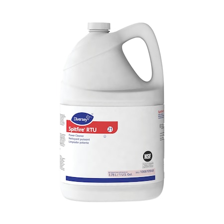 DIVERSEY Liquid 1 gal. Spitfire Power Cleaner and Degreaser, Jug 4 PK 100870948